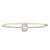 Emerald Halo Diamond Pavé Bangle
