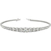 Round Diamond Progressive Tennis Bracelet DiamondStatus