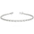 Round Diamond XO Tennis Bracelet