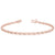 Round Diamond XO Tennis Bracelet