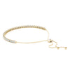 Round Diamond Tennis Slider Bracelet DiamondStatus