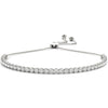 Round Diamond Tennis Slider Bracelet DiamondStatus