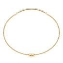 Round Diamond Chain Slider Bracelet