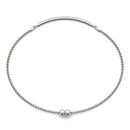 Round Diamond Chain Slider Bracelet