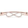 Diamond Pavé Infinity Chain Slider Bracelet DiamondStatus