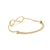 Diamond Pavé Infinity Chain Slider Bracelet