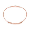 Diamond Pavé Infinity Chain Slider Bracelet DiamondStatus