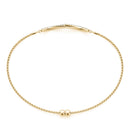 Diamond Pavé Infinity Chain Slider Bracelet