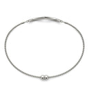 Diamond Pavé Infinity Chain Slider Bracelet