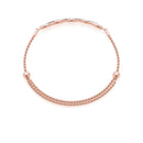 Twisted Diamond Pavé Chain Slider Bracelet