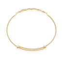 Twisted Diamond Pavé Chain Slider Bracelet