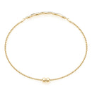 Twisted Diamond Pavé Chain Slider Bracelet