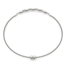 Twisted Diamond Pavé Chain Slider Bracelet