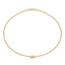 Round Diamond Pavé Chain Slider Bracelet