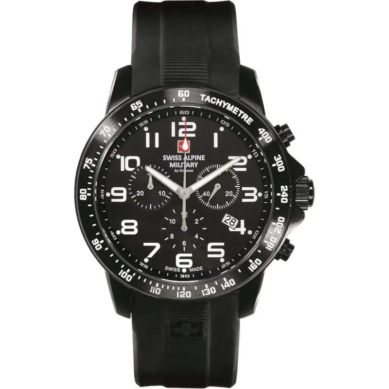 Swiss Alpine Military Ranger Chrono Men's Black Watch 7064.9877