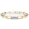 Diamond Pavé Paperclip Bracelet DiamondStatus