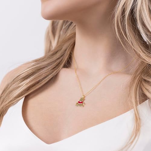 Disney Winnie The Pooh Gold Pendant Necklace