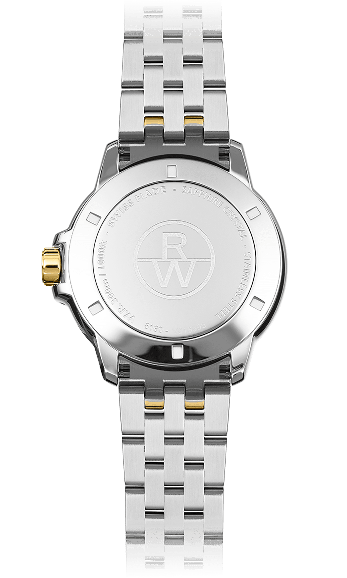 Raymond Weil Tango Men's Watch Two Tone Blue Dial 8160-STP-00508