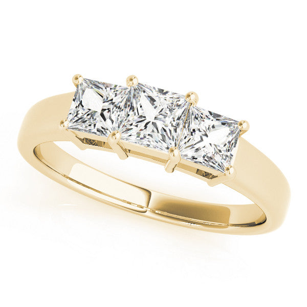 Princess Trilogy Engagement Ring