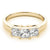 Princess Trilogy Engagement Ring