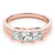 Princess Trilogy Engagement Ring