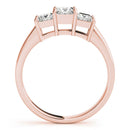 Princess Trilogy Engagement Ring