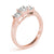 Princess Trilogy Engagement Ring