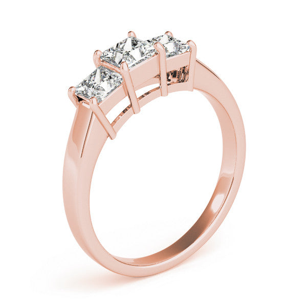 Princess Trilogy Engagement Ring