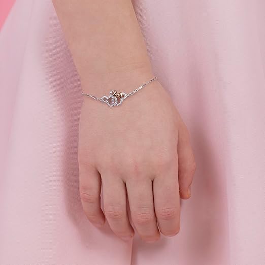Disney Mickey & Minnie Bracelet Silver
