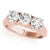 Round Trilogy Engagement Ring