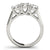 Round Trilogy Engagement Ring