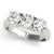 Round Trilogy Engagement Ring