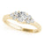 Round Cut Shoulders Engagement Ring