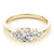 Round Cut Shoulders Engagement Ring