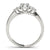 Round Cut Shoulders Engagement Ring