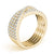 Multi-Row Pavé Diamond Ring