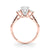 Round Trilogy Pavé Engagement Ring