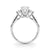 Round Trilogy Pavé Engagement Ring