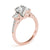 Round Trilogy Pavé Engagement Ring