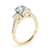 Round Trilogy Pavé Engagement Ring