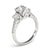 Round Trilogy Pavé Engagement Ring