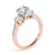 Round Trilogy Pavé Engagement Ring