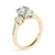 Round Trilogy Pavé Engagement Ring