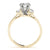 Round Emerald Shoulders Engagement Ring