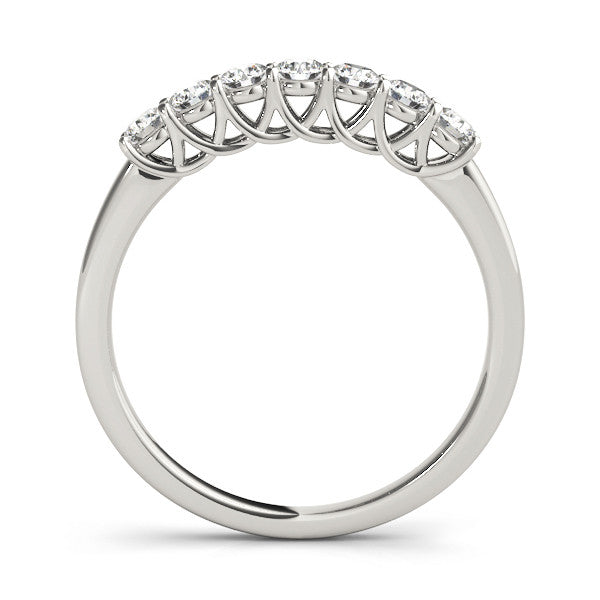 Round Seven Stone Wedding Ring