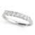 Round Seven Stone Wedding Ring