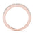Curved Pavé Wedding Ring