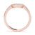 Curved Diamond Pavé Wedding Ring