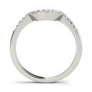 Curved Diamond Pavé Wedding Ring