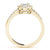 Oval Halo Pavé Engagement Ring